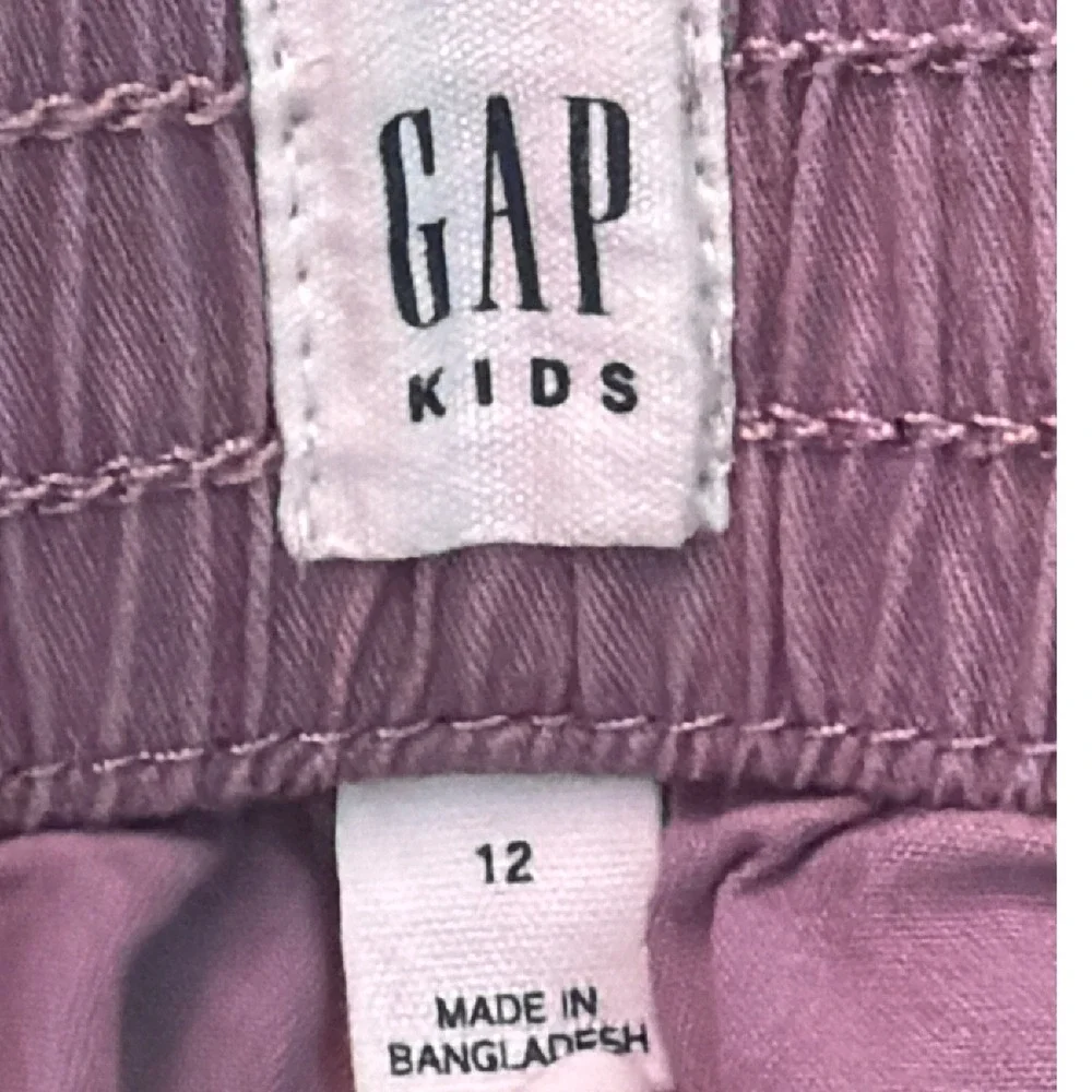 GAP Kids Amethyst Cargo Pants Elastic Waist Jogger Style Size 12